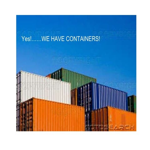 Cargo containers 2010