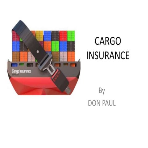 Cargo insurance