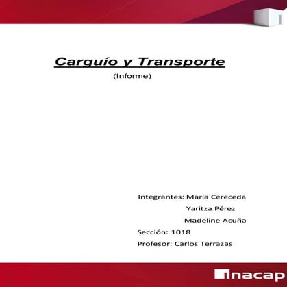 Carguio y transporte