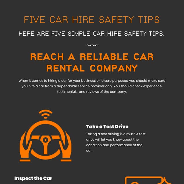 Five Car Hire Safety Tips PDF