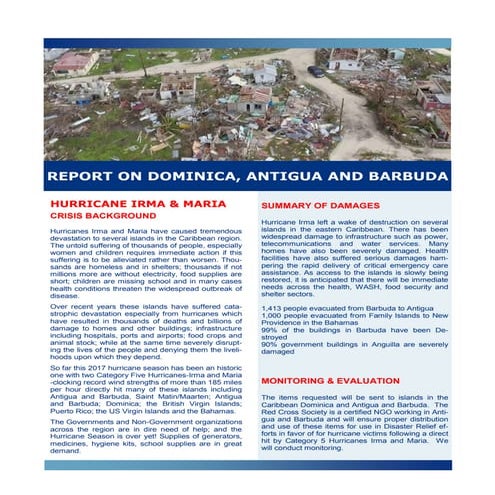 Caribbean hurricane irma report | PDF