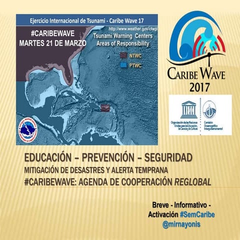CaribeWave 2017 Agenda de Cooperación #SemCaribe