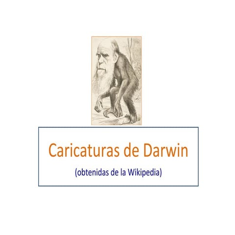 Caricaturas De Darwin