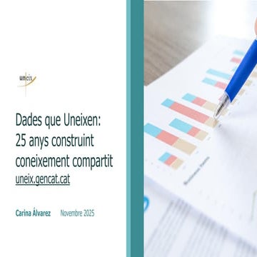 Dades que Uneixen: 25 anys construint coneixement compartit