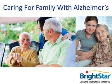 Caring For Family With Alzheimer's