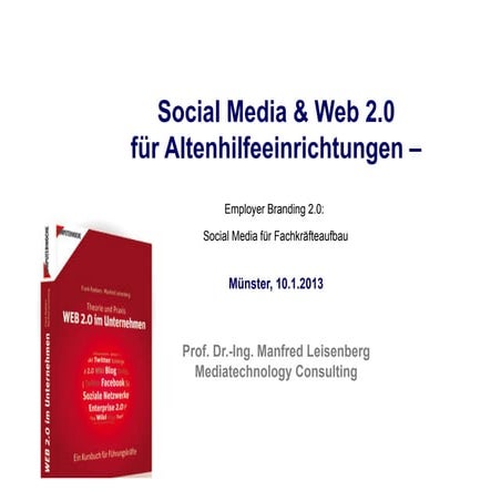 Social Media und Web 2.0 für Altenhilfeeinrichtungen