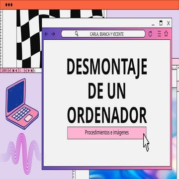 Desmontaje del ordenador y vuelta al montaje.