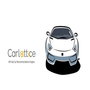 Carlattice - Car Recommendation Engine