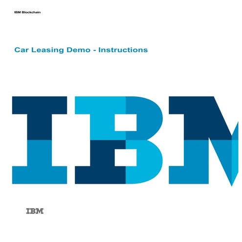 Car lease demo instructions | PDF