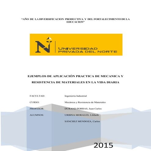 Ejemplos de aplicación practica mecanica