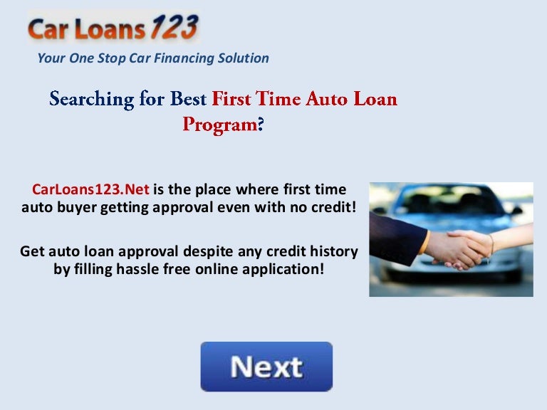 Car Loans For First Time Buyers With No Credit