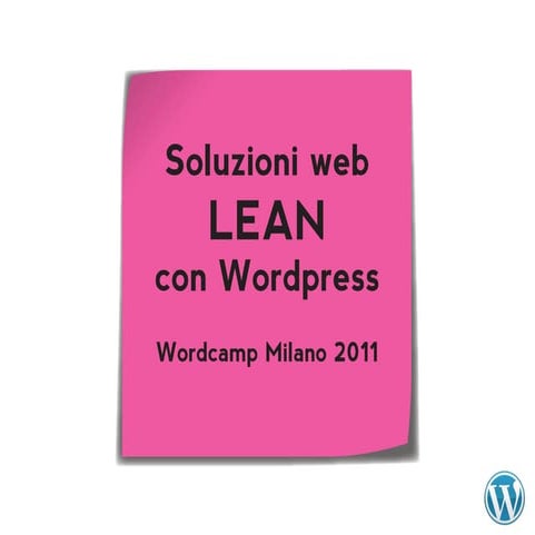 Lean Web Solutions with WP [versione italiana]