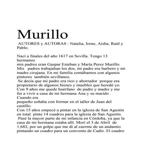 Carlo levi conoce a murillo