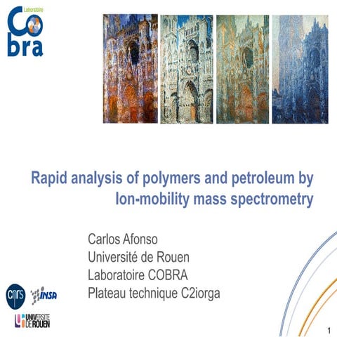 Rapid analysis of polymers and petroleum by Ion-mobility mass spectrometry