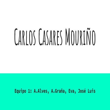 Carlos casares mouriño