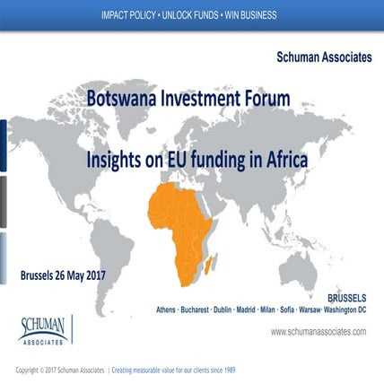 Insights of EU Funding in Africa