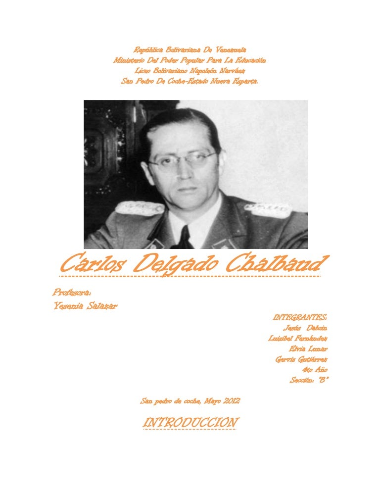 Carlos delgado chalbaud