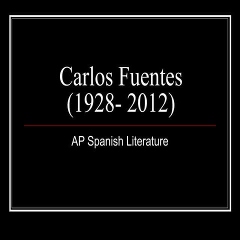 Carlos fuentes (1928—__)
