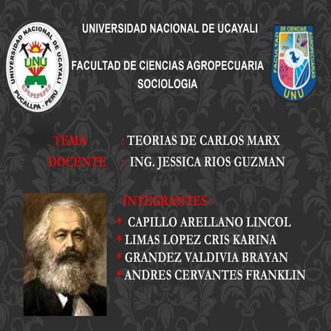 Carlos marx exposicion sociologia