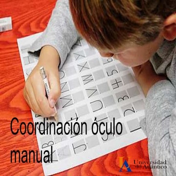 Coordinacion oculo manual | PPTX