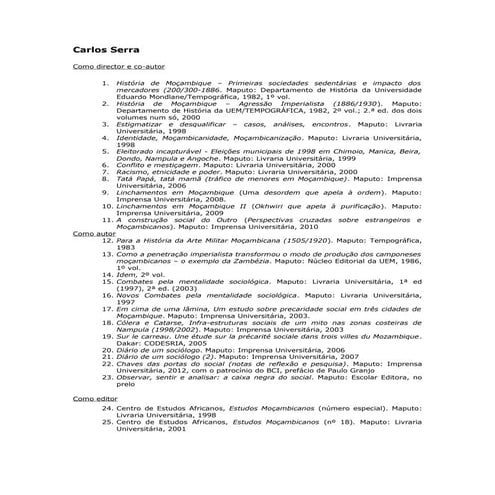 Carlos Serra Livros Doc