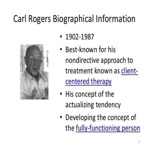 Carl  roger's theory