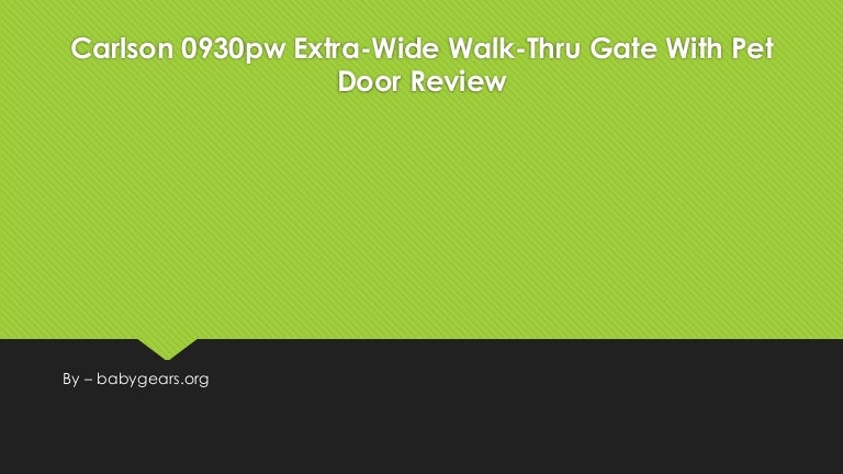 carlson 0930pw
