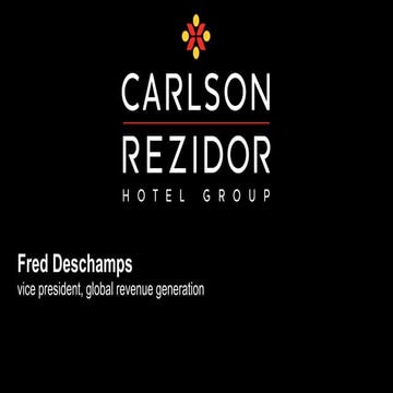 Carlson Rezidor Hotel Group and JDA: Creating Next Generation Revenue Optimiz...