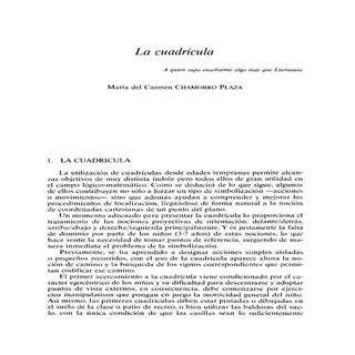 Carmen chamorro   la cuadricula