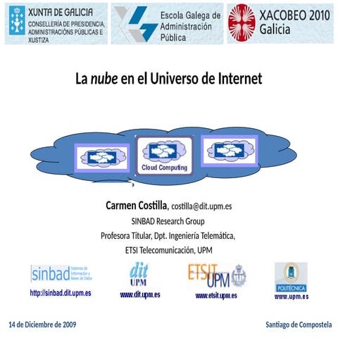 La nube en el Universo Internet y cloud computing | PDF