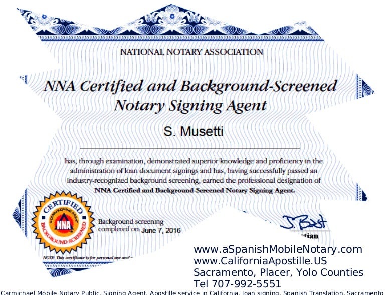 Carmichael sacramento county bilingual spanish mobile notary apostill…