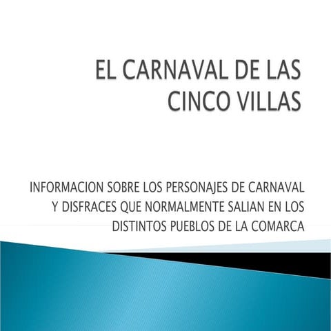 Carnaval de las cinco villas