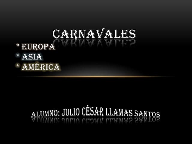 Carnavales