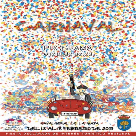 Carnaval Navalmoral Programa 2015