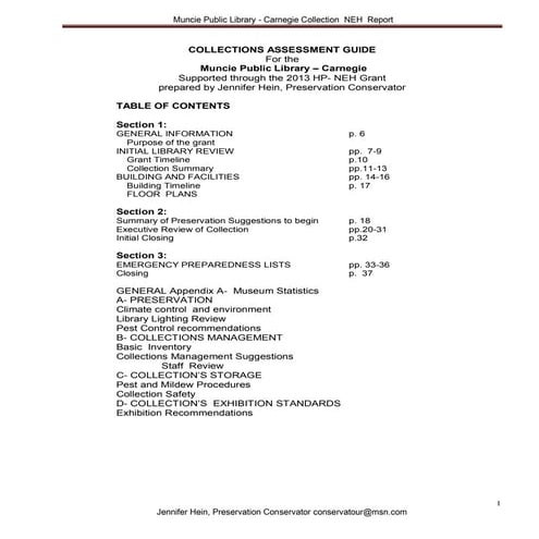 Carnegie Library-Muncie, IN,  IMLS- NEH Grant