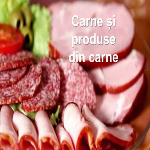 Carne și produse din carne | PPTX