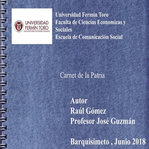 Carnet de la patria 