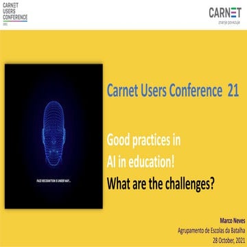 Croatia Carnet Users Conference - AI Today in Education