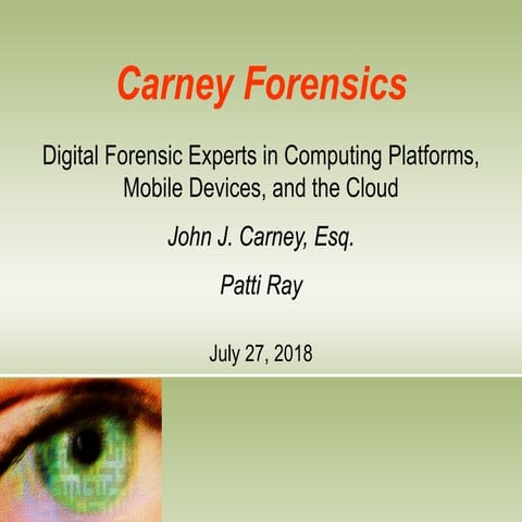 Carney Forensics: Digital Forensic Experts