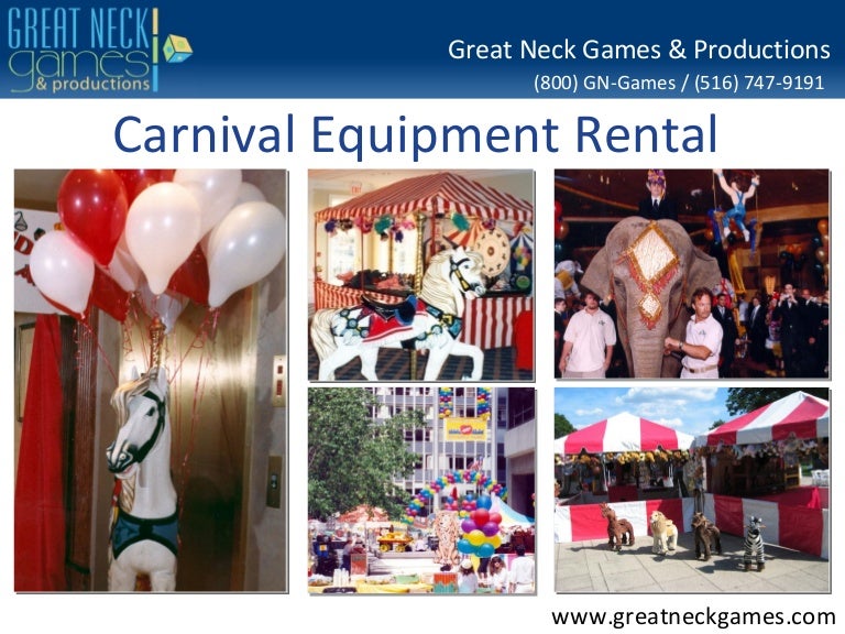 Carnival Equipment Rental New York City