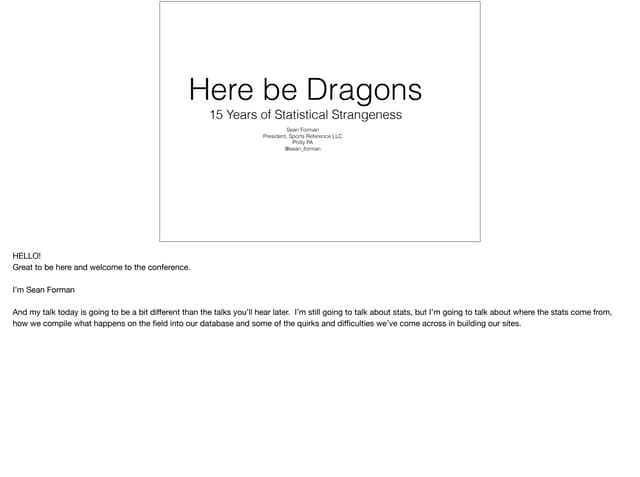 Here Be Dragons: 15 Years of Statistical Strangeness