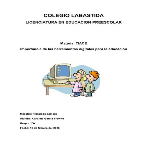 Importancia de las herramientas digitales para la educacion