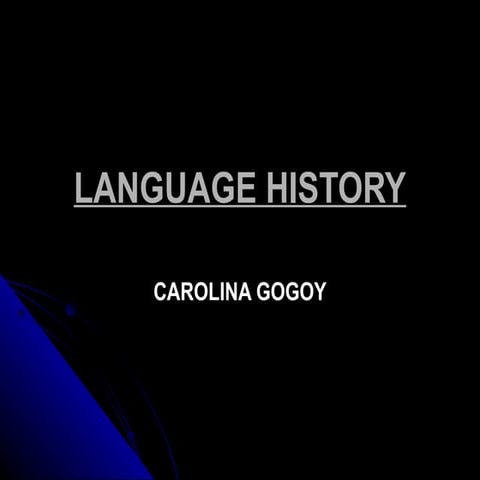 Language History