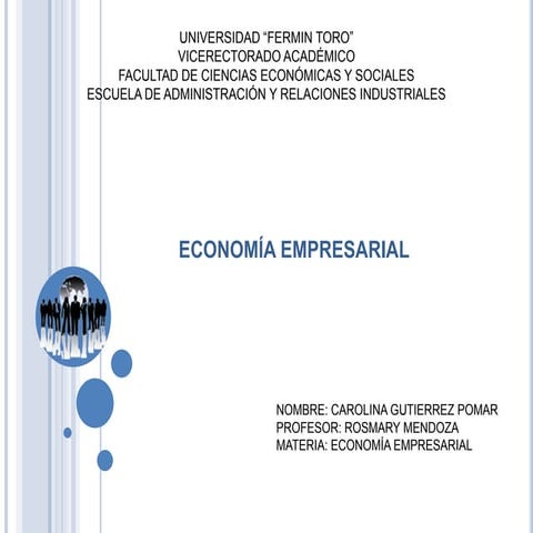 La Empresa y su Clasificación