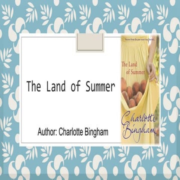 The Land of Summer, Book Review by Carolina