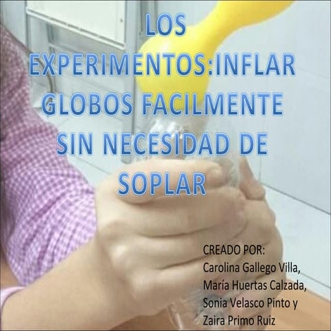 El globo que se infla solo