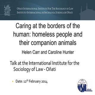 Caring at the borders of the human:...