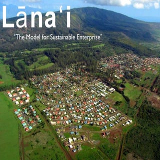 Lanai: Model for Sustainable Enterp...