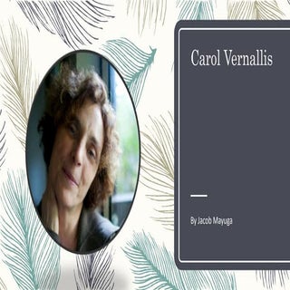 Carol Vernallis Theory