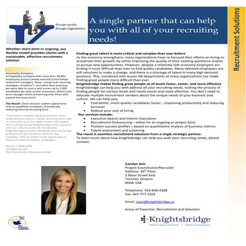 Knightsbridge Recruitment Outsourcing